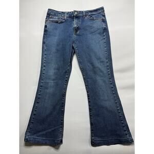 Levi's 519 Women's Low Rise Flare Leg Blue Denim Jeans - Sz 11M (32x25.5) *READ*